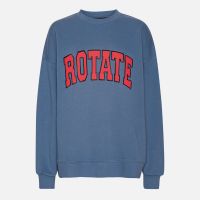rotate sunday logo cotton-jersey sweatshirt - s