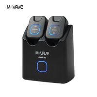 sistema inalambrico para guitarra m-vave sws11 de 58ghz conjunto de transmisor y receptor inalambrico recargable 6 canales de senal resolucion de 48k24bit