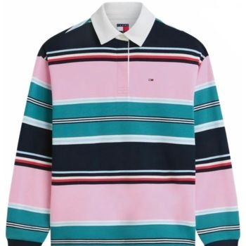 Tommy Jeans Tops y Camisetas Dw0dw23483 Rlx Multi Stripe para mujer