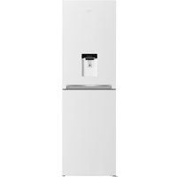 beko cfg1582dw fridge freezer - white white