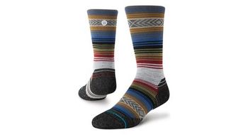 Calcetines stance performance light wool crew negro   rojo