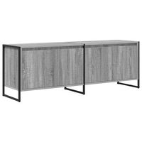 gabinete de tv 140 x 36 x 495 cm gris sonoma vidaxl