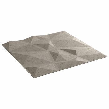 Paneles De Pared 48 Uds. 50 X 50 Cm Gris Hormigón Espuma Xps Vidaxl