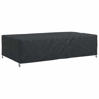 Funda Para Muebles Liso Negro 305 X 190 X 85 Cm 600d Vidaxl