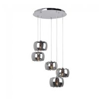 lampara colgante cristalia 5 luces