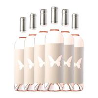 wine side story vino rosado cau de papallones penedes joven 75 cl 125 vol pack de 6 unidades