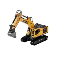 4drc 4d-e1 e3 3 en 1 rc modelo de ingenieria de simulacion de excavadora de aleacion con luces de pulverizacion simulada
