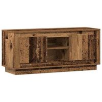 gabinete de tv 102 x 35 x 45 cm madera vieja vidaxl