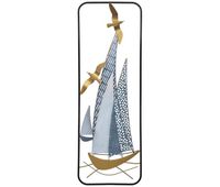 mural decorativo de pared de metal 311x895x38