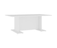 mesa de cafe - mesa de centro de madera contrachapada blanco 1035x60x40 cm