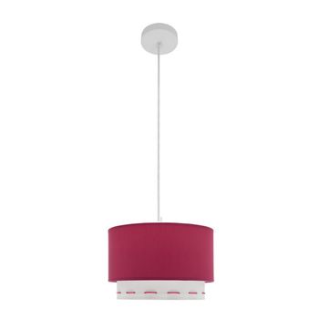 Colgante trazos 1xe27 rosa oscuro 30d