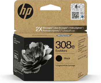 HP/Ink 308e EvoMore BK Original Ink Cart
