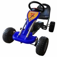 kart correpasillos con pedales azul vidaxl