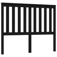 cabecero accesorio para dormir mueble de dormitorio 146 x 6 x 101 cm madera de pino negro tdl0202265