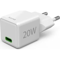 cargador usb-c hama con carga rapida power delivery 20w blanco