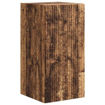 Mueble De Tv | Mueble De Salón | Gabinete De Tv Montado En La Pared Madera Vieja 30 X 31 X 60 Cm