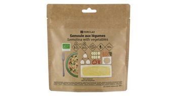 Forclaz comida vegetariana deshidratada semola ecologica con verduras 100 g
