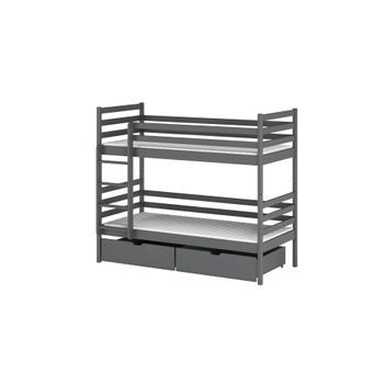 Litera Nemo 90x200 Gris
