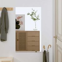 espejo decorativo  espejo de pared vidrio rectangular 50x80 cm cfw988961