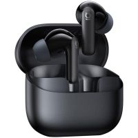 auriculares baseus bass bp1 nc inalambricos bluetooth con cancelacion de ruido microfono ia y resistencia ip55 negros