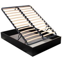 canape abatible de laminas transpirable oxfort altura 32 cm - wengue - 105x182 cm