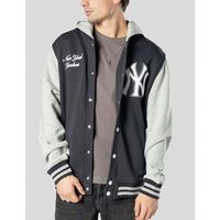 new-era chaquetas chaqueta ny yankees mlb throwback prep navy para hombre