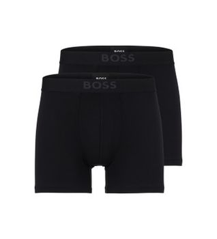 BOSS para hombre. 50475677 Pack 2 Bóxer UltraSoft negro (L), Homewear, Modal