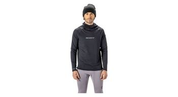 Sudadera termica con capucha scott defined light negra  hombre