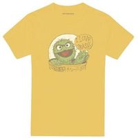 sesame street camiseta i love trash para mujer