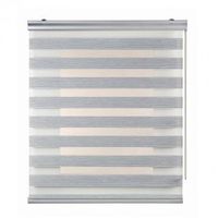 estores noche y dia premium estor enrollable con acabados de aluminio premium gris 60 x 250 cm