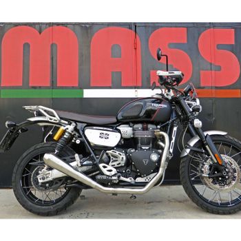 Sistema de escape Triumph Scrambler 1200 XE E5 Mass Cafe Racer 2-1
