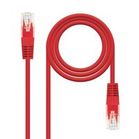 nanocable latiguillo cat6 utp 25cm rojo