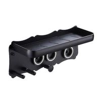 secadores de pelo soporte de montaje en pared para secador de pelo dyson supersonic punch free rack de almacenamiento de bano negro