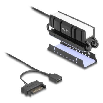 Disipador SSD Delock 18460 ARGB aluminio cobre para M.2 2280