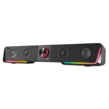Barra de Sonido Speedlink Gravity RGB 2.0 6W Bluetooth Alámbrica Negra