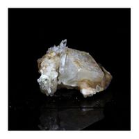 quartz del alma  calcita - piedra natural de francia la mure isere  cristal de cuarzo con calcita cuarzo faden coleccion de sebastien cavillier