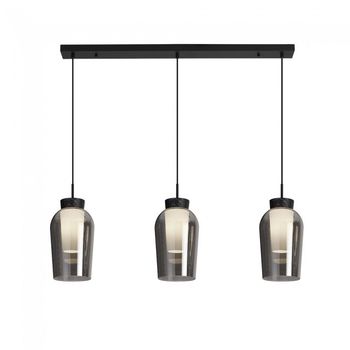 Regleta colgante nora mármol negro (3 luces)