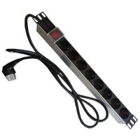 regleta powergreen pdu aluminio 8 tomas interruptor cable 2m