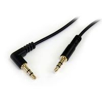 cable de 18m de audio estareo de 35mm acodado en angulo a la derecha - macho a macho