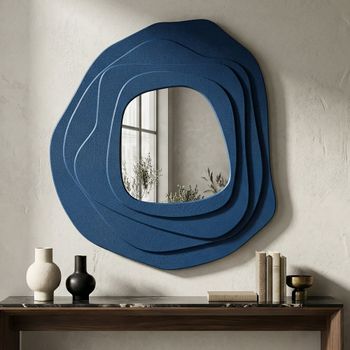 Espejo de pared azul cm 90x4x97