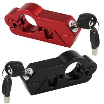 Candado para casco de motocicleta XANES en el manillar, candado antirrobo de aleación de aluminio con cable de acero y p