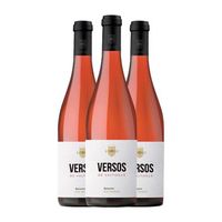 estevez vino rosado versos de valtuille rosado bierzo 75 cl 135 vol pack de 3 unidades