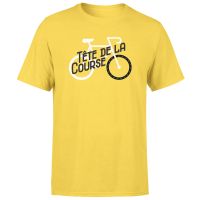 tete de la course mens yellow t-shirt - xl - yellow