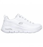 skechers para mujer 149146 zapatillas de piel arch fit citi drive blanco 41 plano cordones casual deportivo multideporte