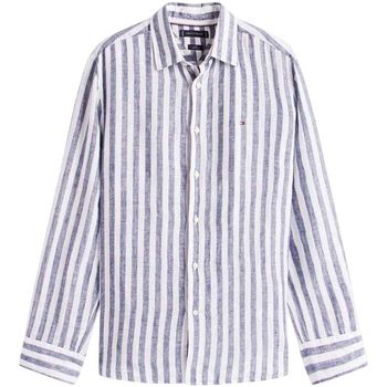 Tommy Hilfiger Camisa manga larga Bengal para hombre