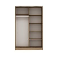 armario kale-2316 roble antracita 120x190x52 cm