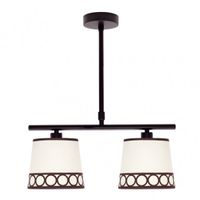 fabrilamp lampara modelo dalia de 2xe14 beigemarron de
