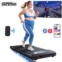 caminadora plegable bajo escritorio con inclinacion del 6 25 hp silenciosa portatil con control remoto pantalla led 300lbs caminadora para ejercicio