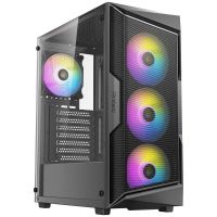 antec ax61 elite midi tower cristal templado argb usb 30 negra