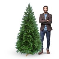blitzen - arbol de navidad con efecto realista de pe y pvc o93x180h 872 ramas